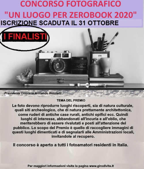 Concorso Fotografico ZeroBook 2020