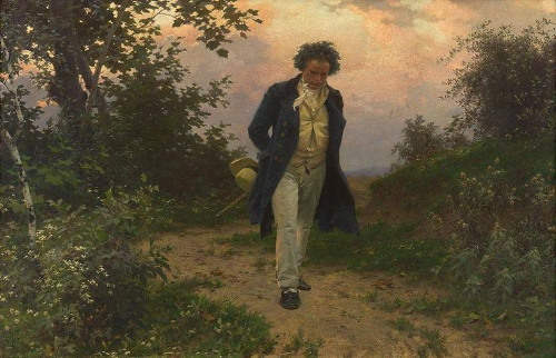 Flaneur - La passeggiata di Beethoven nella natura, di Julius Schmid