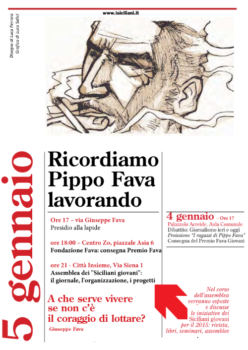 Pippo Fava - 5 gennaio 2015 Pippo Fava - 5 gennaio 2015