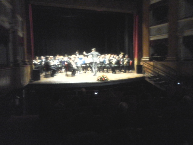 Il direttore Francesco Parisi e la sua Banda