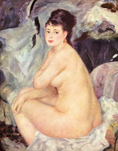 68) Donna nuda seduta
