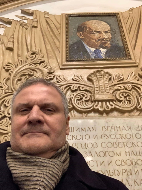 Alfio La Ferla con Lenin