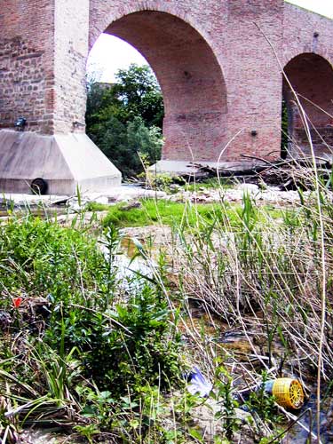 Intersezione con il fosso del Troiano