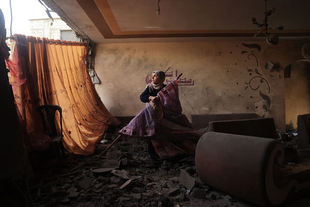 Rafah nel sud della Striscia di Gaza,19 novembre 2023 (Said Khatib, Afp) 