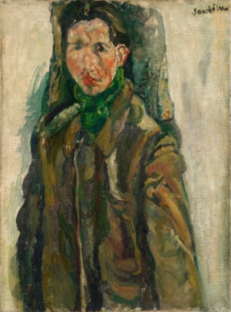 Soutine. Autoritratto con tenda