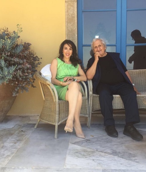 Yehoshua con Antonella Ferrara