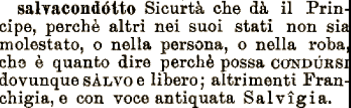 salvacondotto