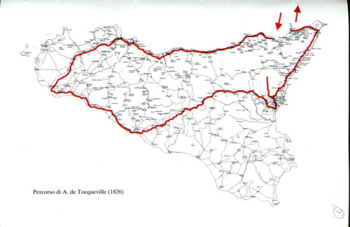 Itinerario di Tocqueville in Sicilia